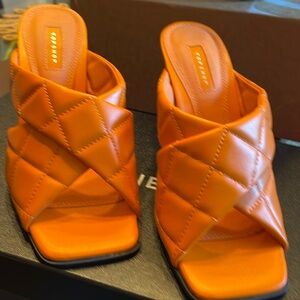 New! Top Shop Orange Heels